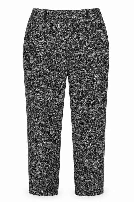 Tu Womens Black Check  Dress Pants Trousers Size 12 L29 in