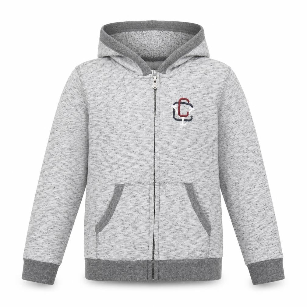 Z Boys Grey   Full Zip Hoodie Size 8 Years