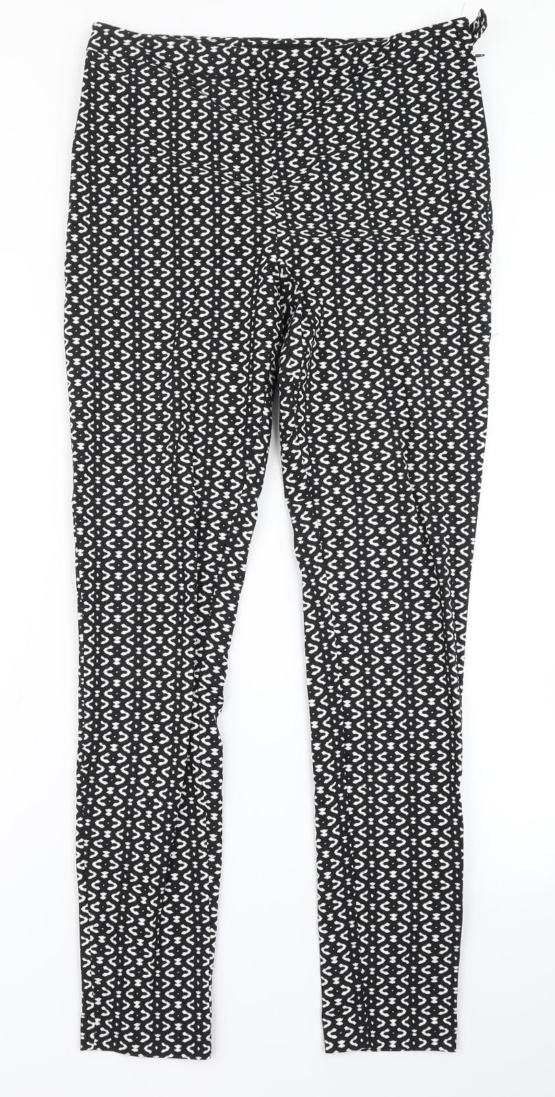Atmosphere Womens Black Check  Dress Pants Trousers Size 10 L28 in