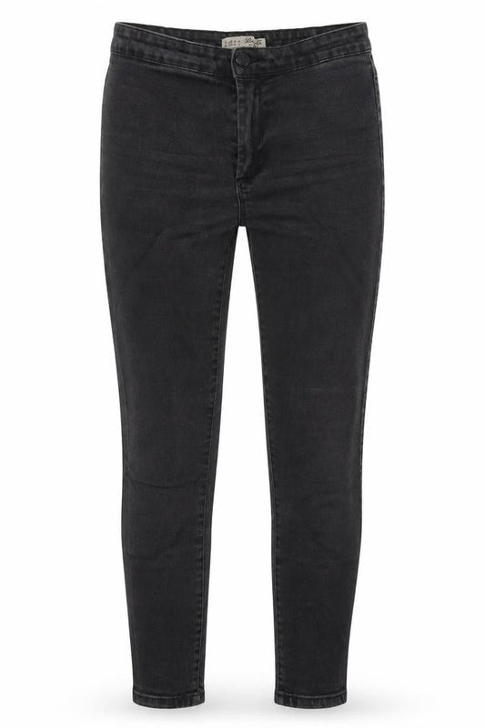 Black Womens Black  Denim Skinny Jeans Size 12 L28 in