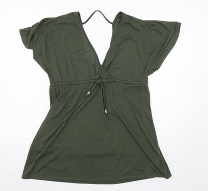 Preloved Atmosphere Womens Green  Jersey Basic T-Shirt Size S - Front