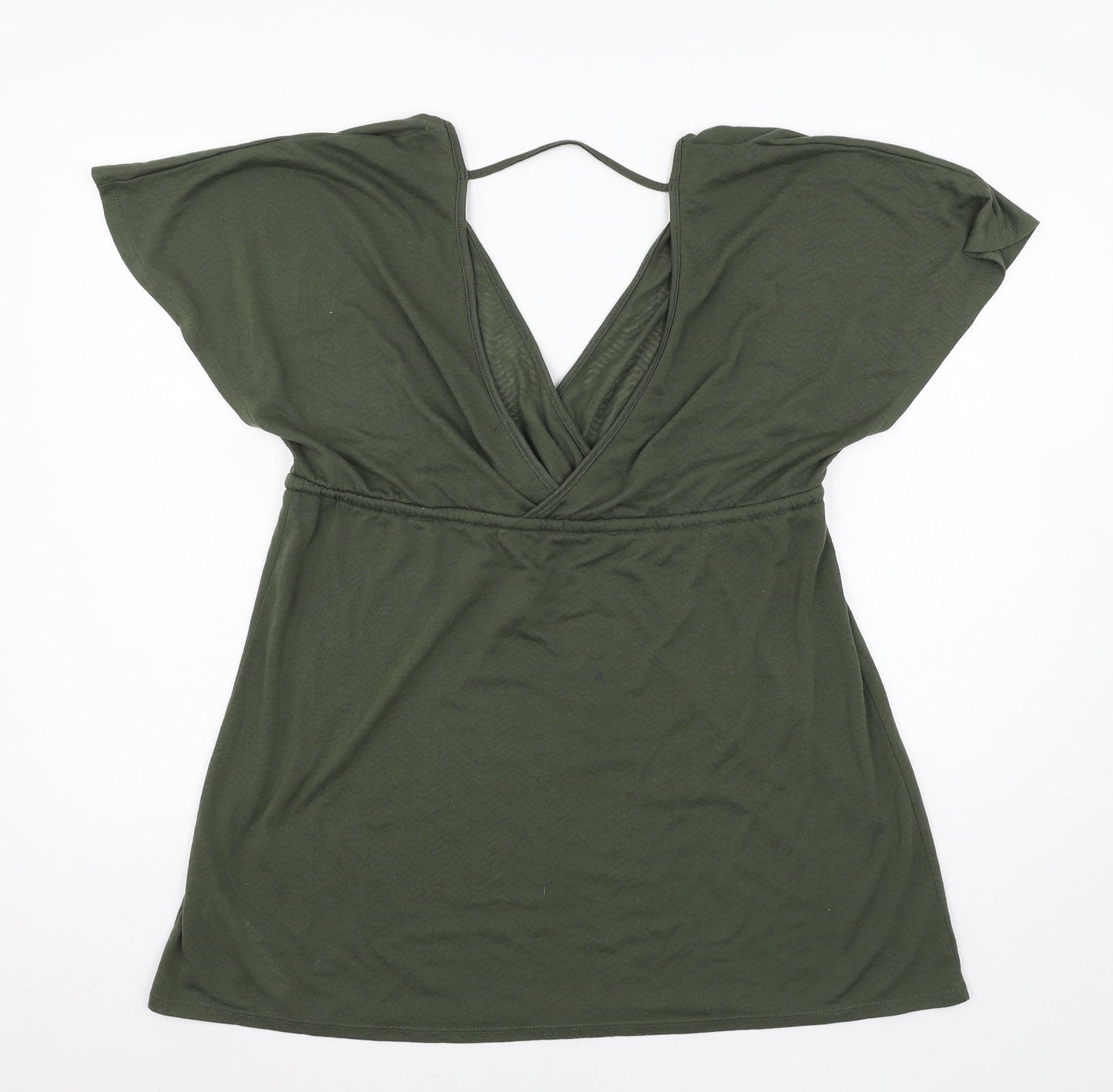 Atmosphere Womens Green  Jersey Basic T-Shirt Size S