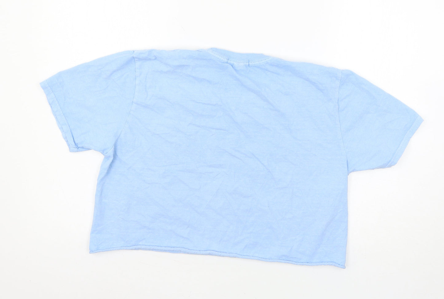 In the Style Womens Blue  Jersey Basic T-Shirt Size M
