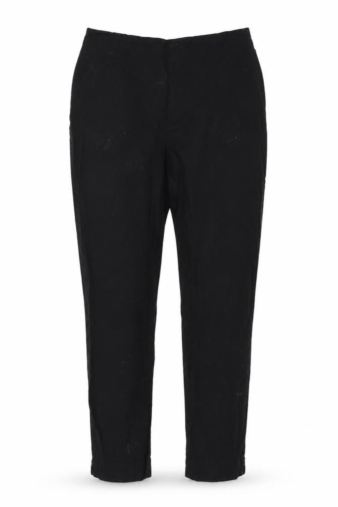 W Womens Black   Trousers  Size 10 L23 in