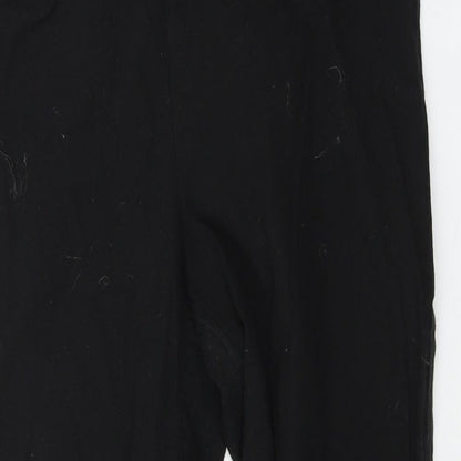 W Womens Black   Trousers  Size 10 L23 in