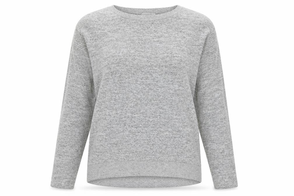 Gap Womens Grey  Jersey Pullover Sweatshirt Size XS