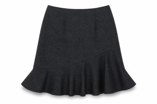 Marks & Spencer Womens Blue Plaid  Flare Skirt Size 28 in