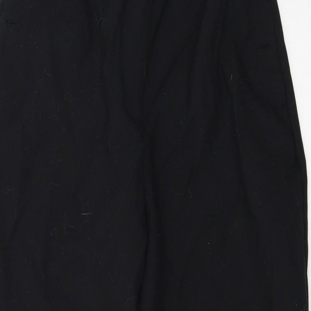 Marks and Spencer Womens Black   Trousers  Size 12 L24 in