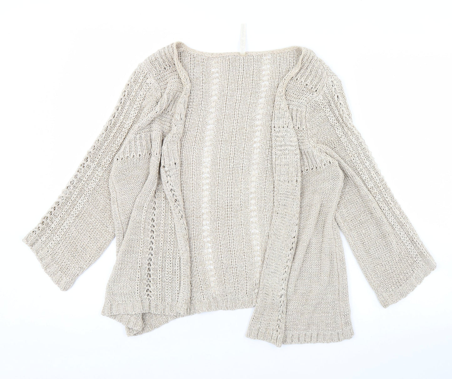 evie Womens Beige   Cardigan Jumper Size 14