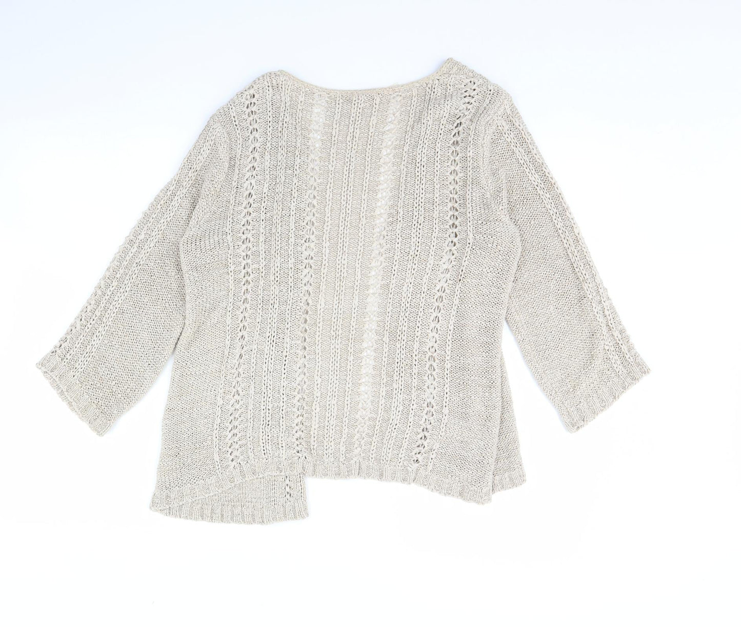 evie Womens Beige   Cardigan Jumper Size 14