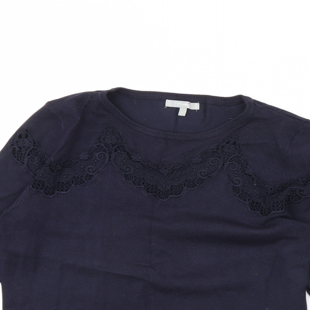 Per Una Womens Blue   Pullover Jumper Size 14