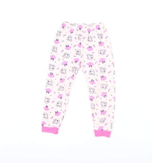 Nutmeg Girls Pink Polka Dot  Cami Pyjama Pants Size 3 Years  - Peppa pig