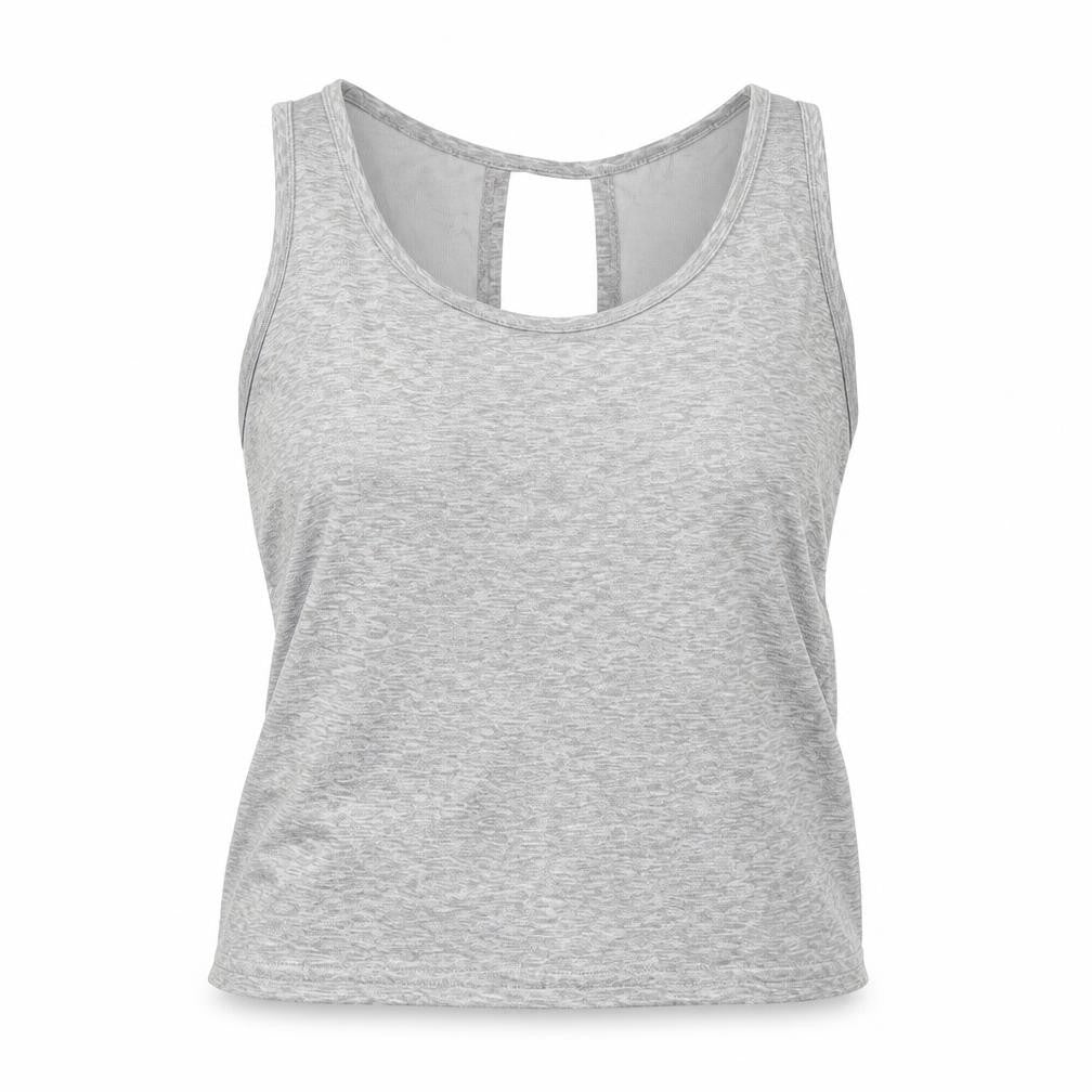 workout Womens Grey   Basic T-Shirt Size 10