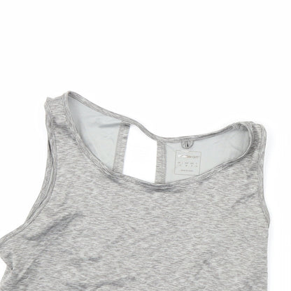 WorkOut Womens Grey   Basic T-Shirt Size 10