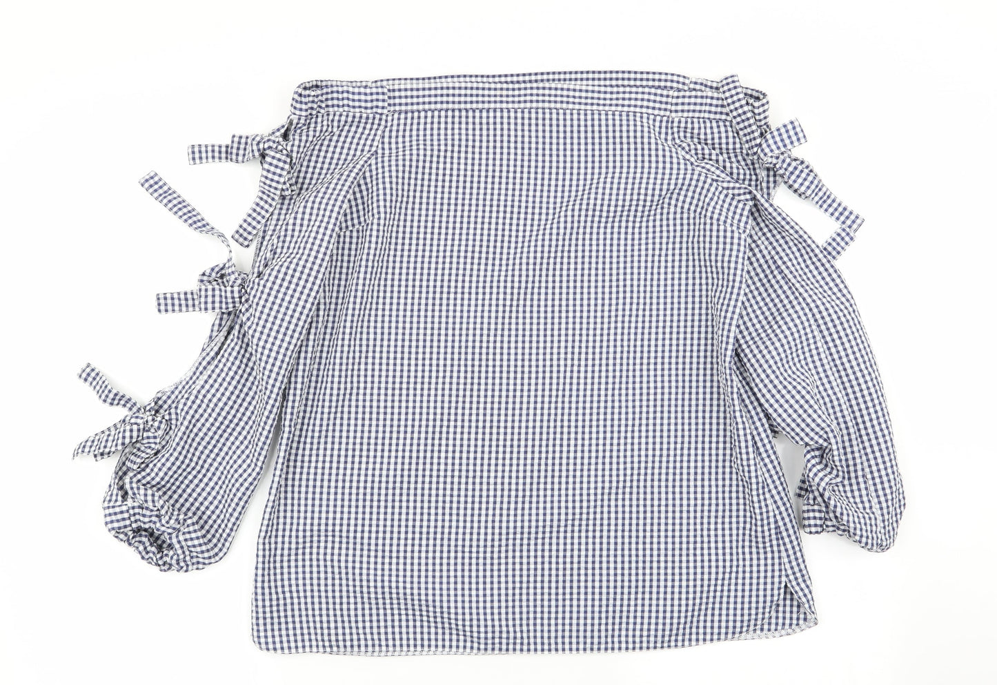 River Island Womens Multicoloured Check  Basic Blouse Size 8