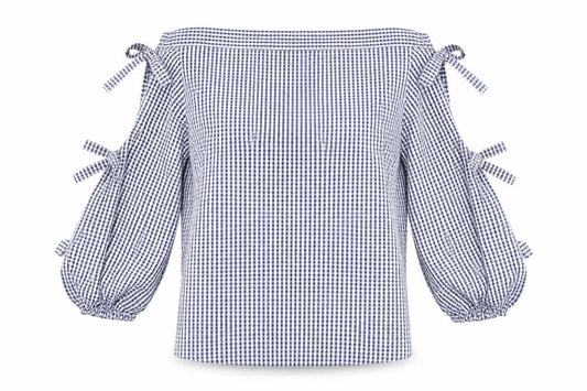 River Island Womens Multicoloured Check  Basic Blouse Size 8