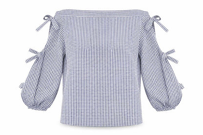 River Island Womens Multicoloured Check  Basic Blouse Size 8