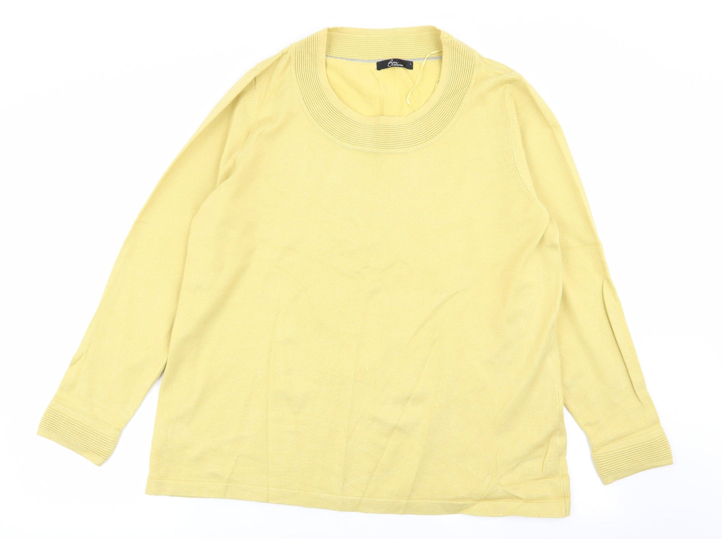 BM Womens Yellow   Pullover Jumper Size L