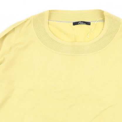 Bonmarché Womens Yellow Pullover Jumper Size L
