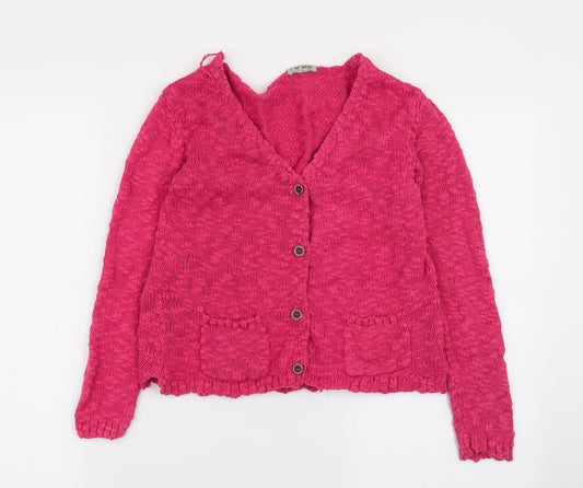 NEXT Girls Pink   Cardigan Jumper Size 8 Years
