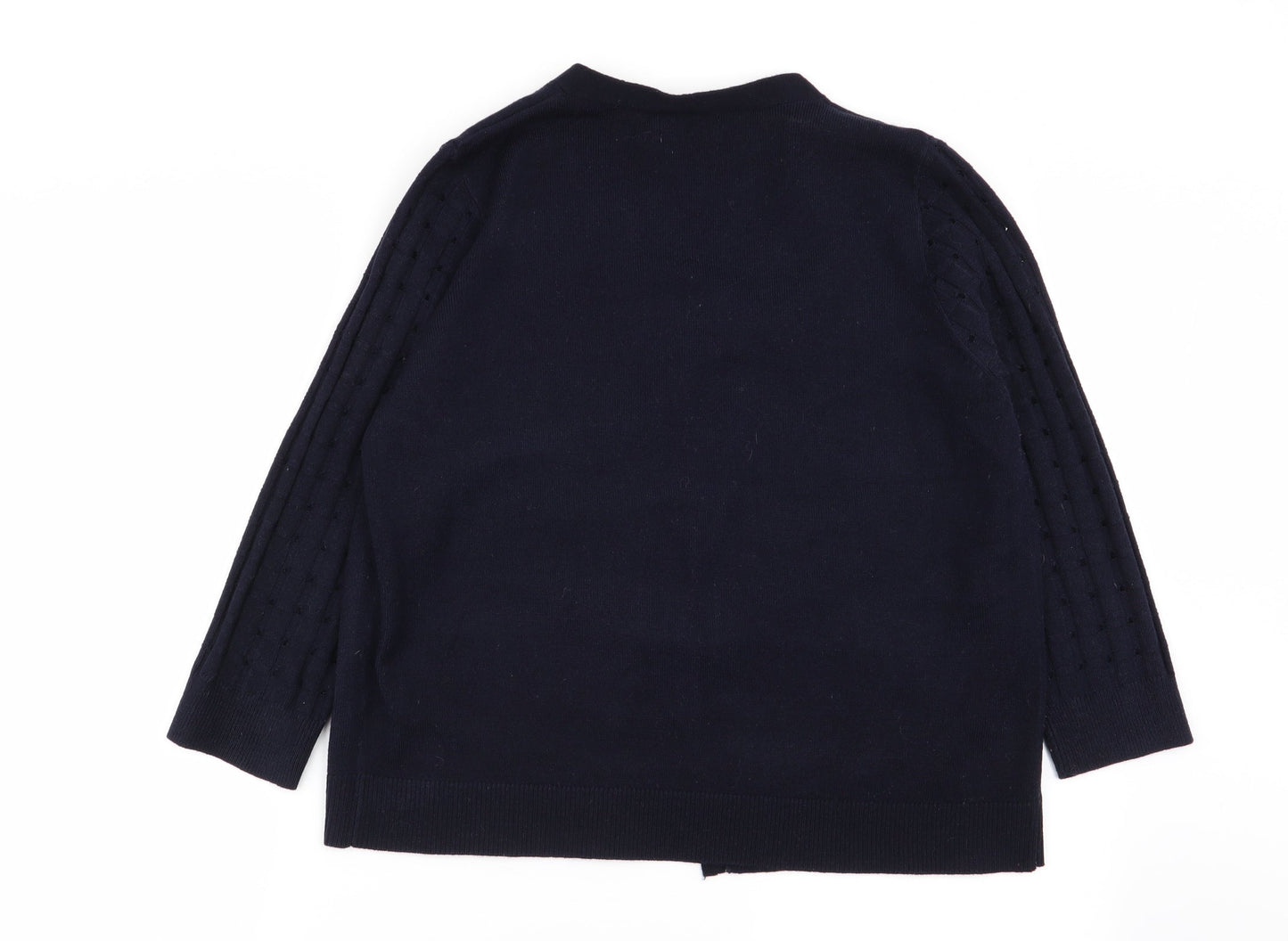 Papaya Womens Blue   Cardigan Jumper Size 14