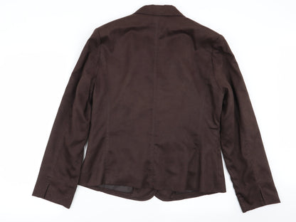 oscar b Womens Brown   Jacket Blazer Size 18