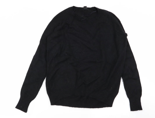 H&M Womens Black   Pullover Jumper Size 10