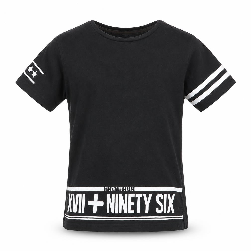 Asda George Boys Black   Basic T-Shirt Size 5-6 Years