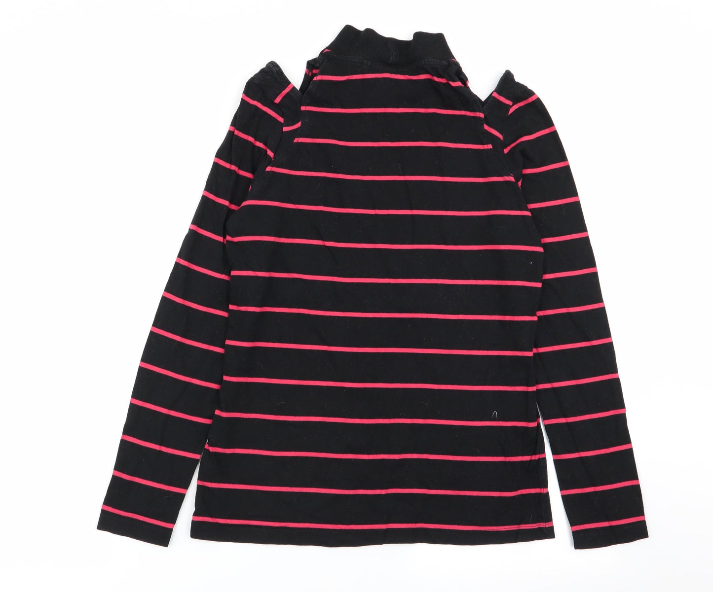NEXT Womens Multicoloured Striped  Basic T-Shirt Size 10