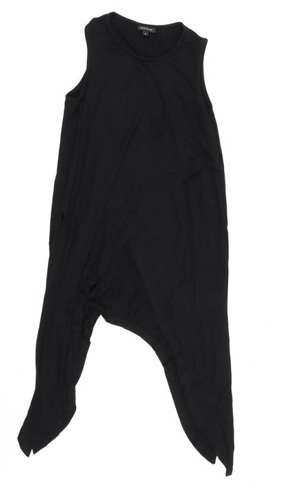 River Island Womens Black   Basic Tank Size 8