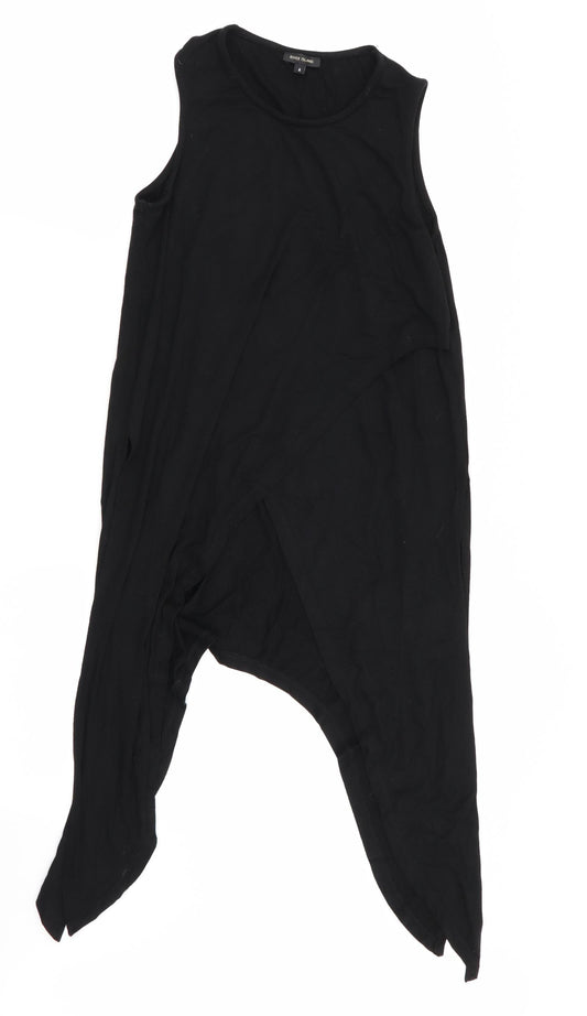 River Island Womens Black   Basic Tank Size 8