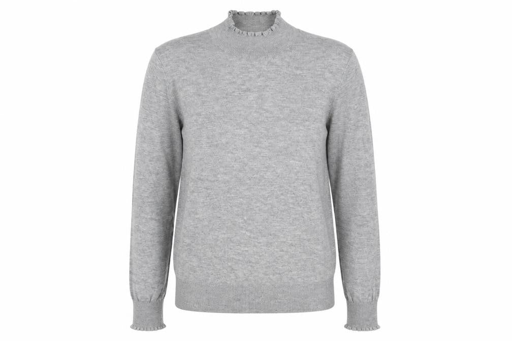 H&M Womens Grey   Basic T-Shirt Size 8