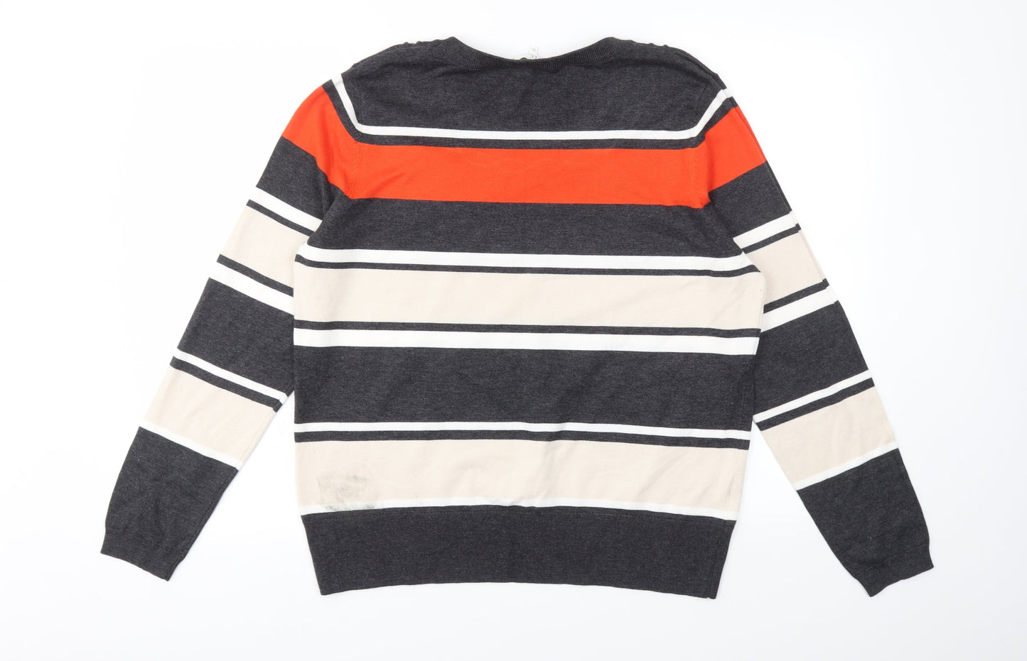 CC Womens Multicoloured Striped  Pullover Jumper Size XL