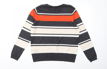 Country Casuals Womens Multicoloured Striped Pullover Jumper Size XL