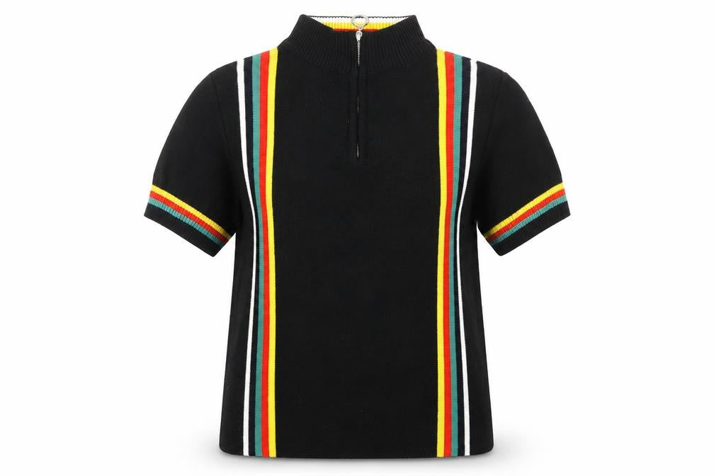 DOOPERATIVE Womens Multicoloured Striped  Full Zip Jumper Size M