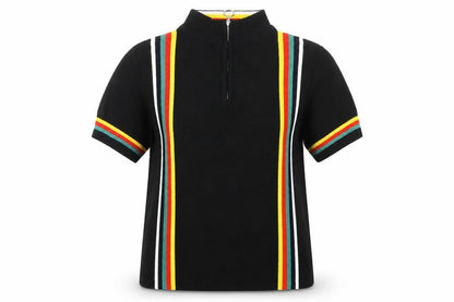 DOOPERATIVE Womens Multicoloured Striped  Full Zip Jumper Size M
