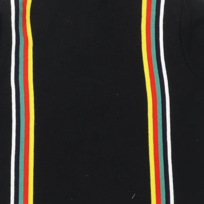 DOOPERATIVE Womens Multicoloured Striped  Full Zip Jumper Size M