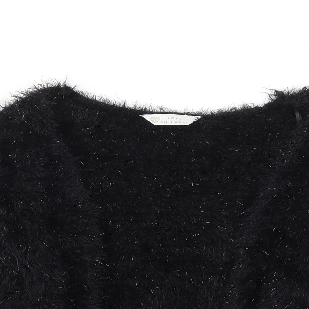 BHS Womens Black   Cardigan Jumper Size 12