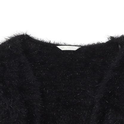BHS Womens Black   Cardigan Jumper Size 12