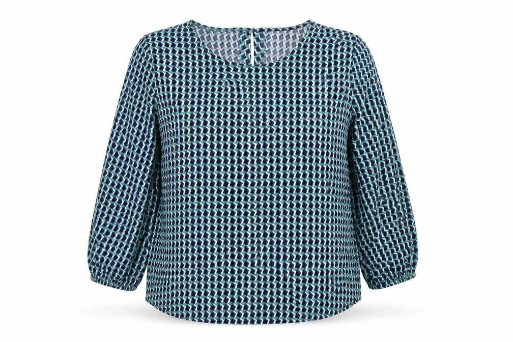 Adrianna Papell Womens Multicoloured Geometric  Pullover Jumper Size XL