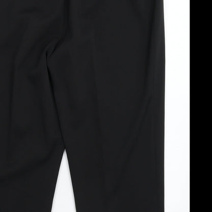 Wardrobe Womens Black   Cropped Trousers Size 16 L23 in