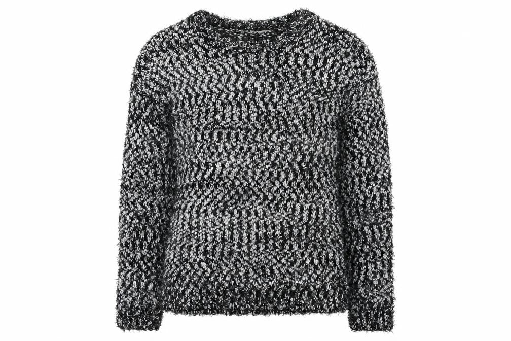 Peacocks Womens Grey  Knit Pullover Jumper Size S