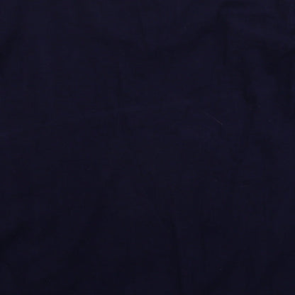 Yumi Womens Blue Floral Knit Pullover Jumper Size M  - Oversized