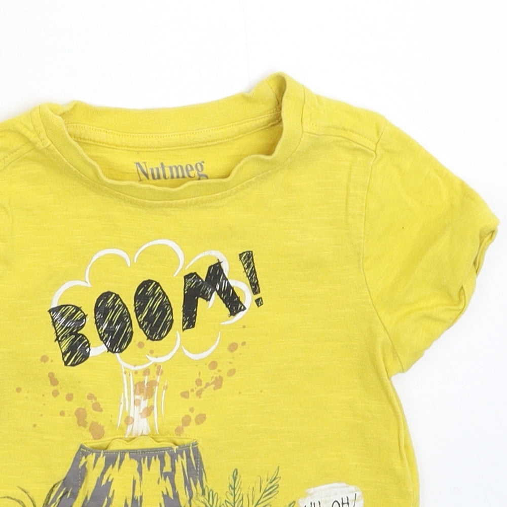 Nutmeg Baby Yellow   Basic T-Shirt Size 12-18 Months
