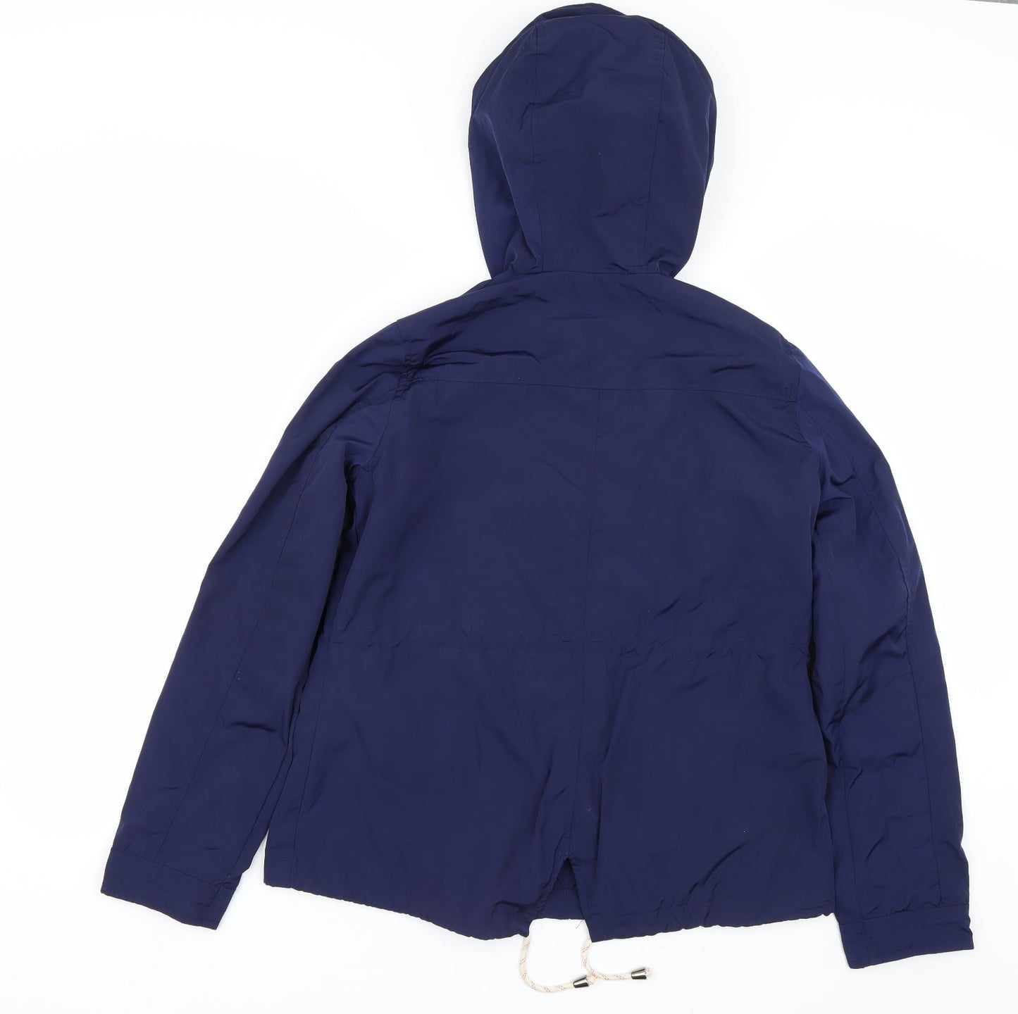 Atmosphere Womens Blue   Rain Coat Coat Size 8
