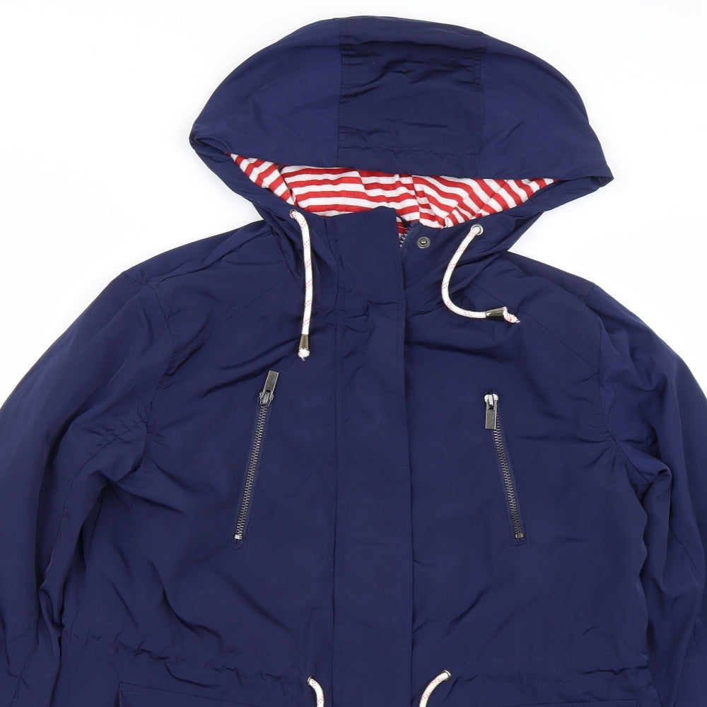 Atmosphere Womens Blue   Rain Coat Coat Size 8