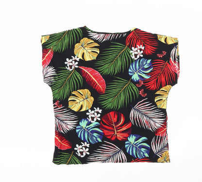 SHEIN Shien Womens Multicoloured Floral  Basic Blouse Size L