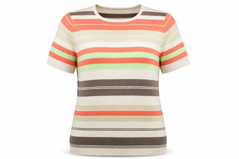 Berketex Womens Multicoloured Striped Knit Pullover Jumper Size 16