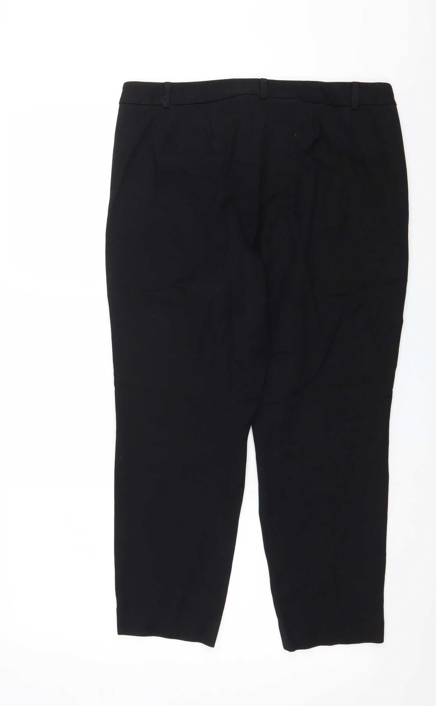 Marks and Spencer Womens Black   Trousers  Size 14 L24 in