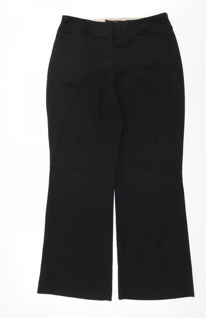 Next Womens Black   Trousers  Size 12 L29 in